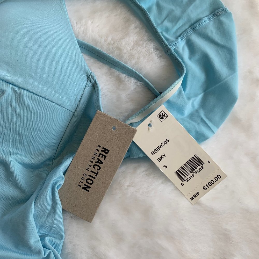 Kenneth Cole Off Shoulder Ruffle One Piece NEW - Picture 9 of 9
